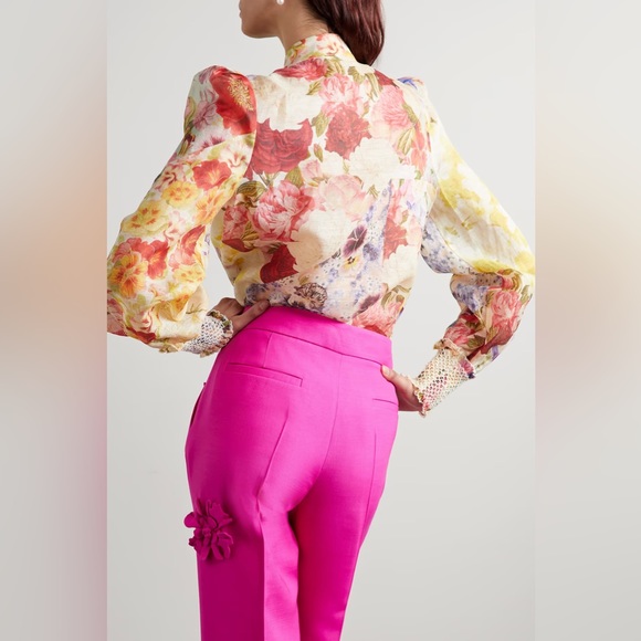 Zimmermann - Wonderland embellished floral-print blouse - Picture 3 of 14
